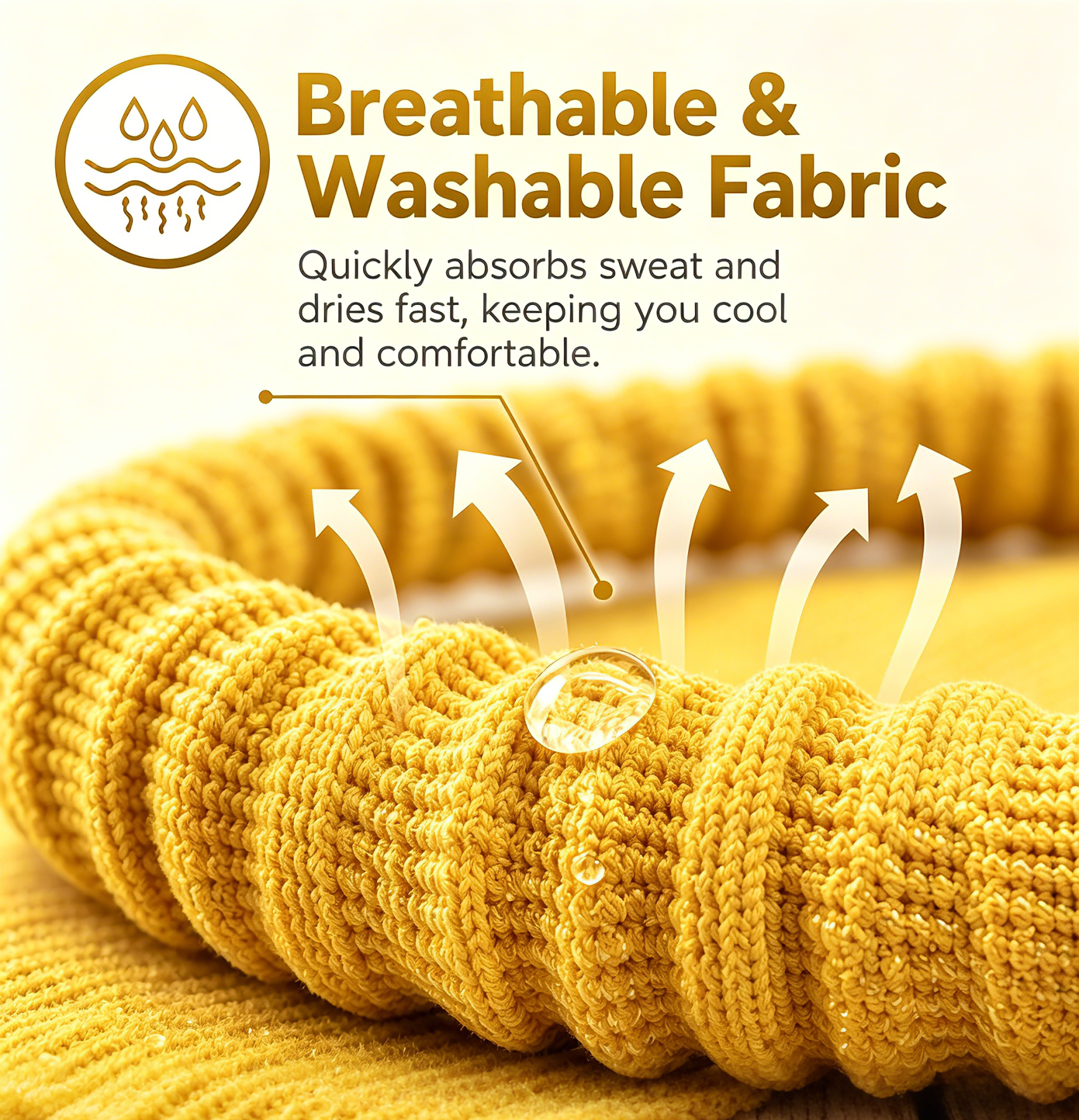 Fulala Plus™ - Soft Weighted Hoop (Vibrant Yellow)