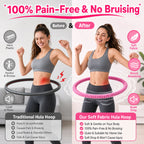 Fulala Plus™ - Soft Weighted Hoop (Soft Pink)